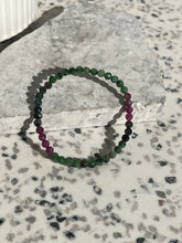 Load image into Gallery viewer, Ruby in Zoisite High Grade Faceted Bracelet