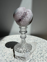 Load image into Gallery viewer, Amethyst Agate Sphere