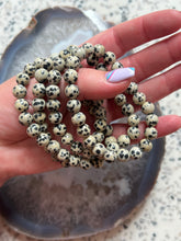 Load image into Gallery viewer, Dalmatian Jasper 8mm Bracelet