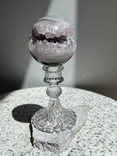 Load image into Gallery viewer, Amethyst Agate Sphere