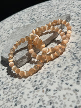 Load image into Gallery viewer, Peach Selenite 8mm Bracelet