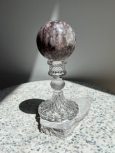 Load image into Gallery viewer, Pink Tourmaline with inclusions Sphere