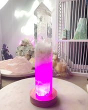 Load image into Gallery viewer, Multi Coloured Wooden Light Stand
