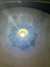 Load image into Gallery viewer, Lotus Wooden (S) White Light Sphere Stand