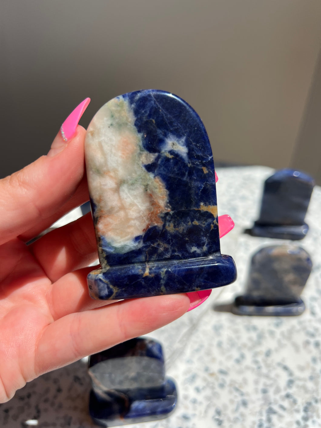 Sodalite Tomb Stone