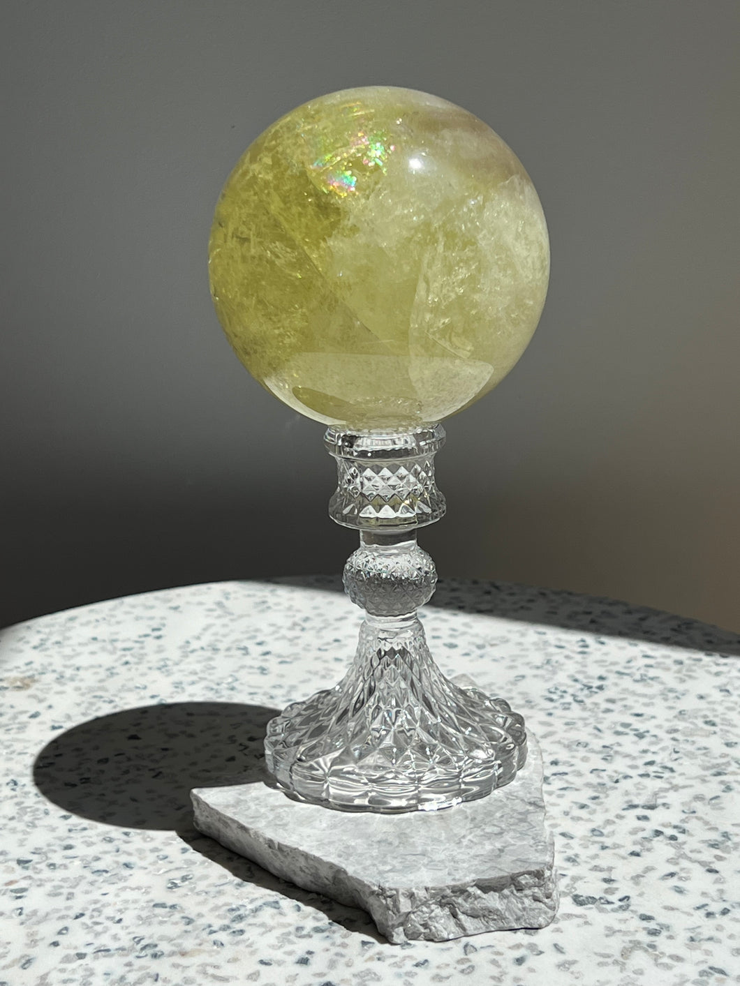 Triple AAA Citrine Sphere