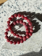 Load image into Gallery viewer, Rhodonite High Grade 10-12mm Bracelet
