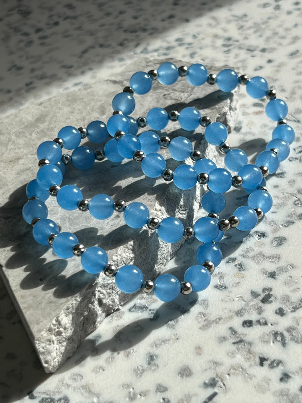 Blue shop chalcedony bracelet