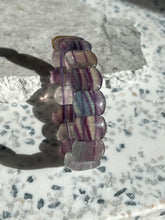 Load image into Gallery viewer, Rainbow Fluorite Chunky Bracelet
