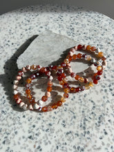 Load image into Gallery viewer, Orange Orca Agate 8mm Bracelet

