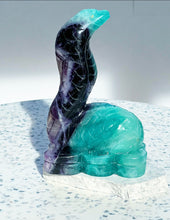 Load image into Gallery viewer, Black, Green, Purple Fluorite Snake
