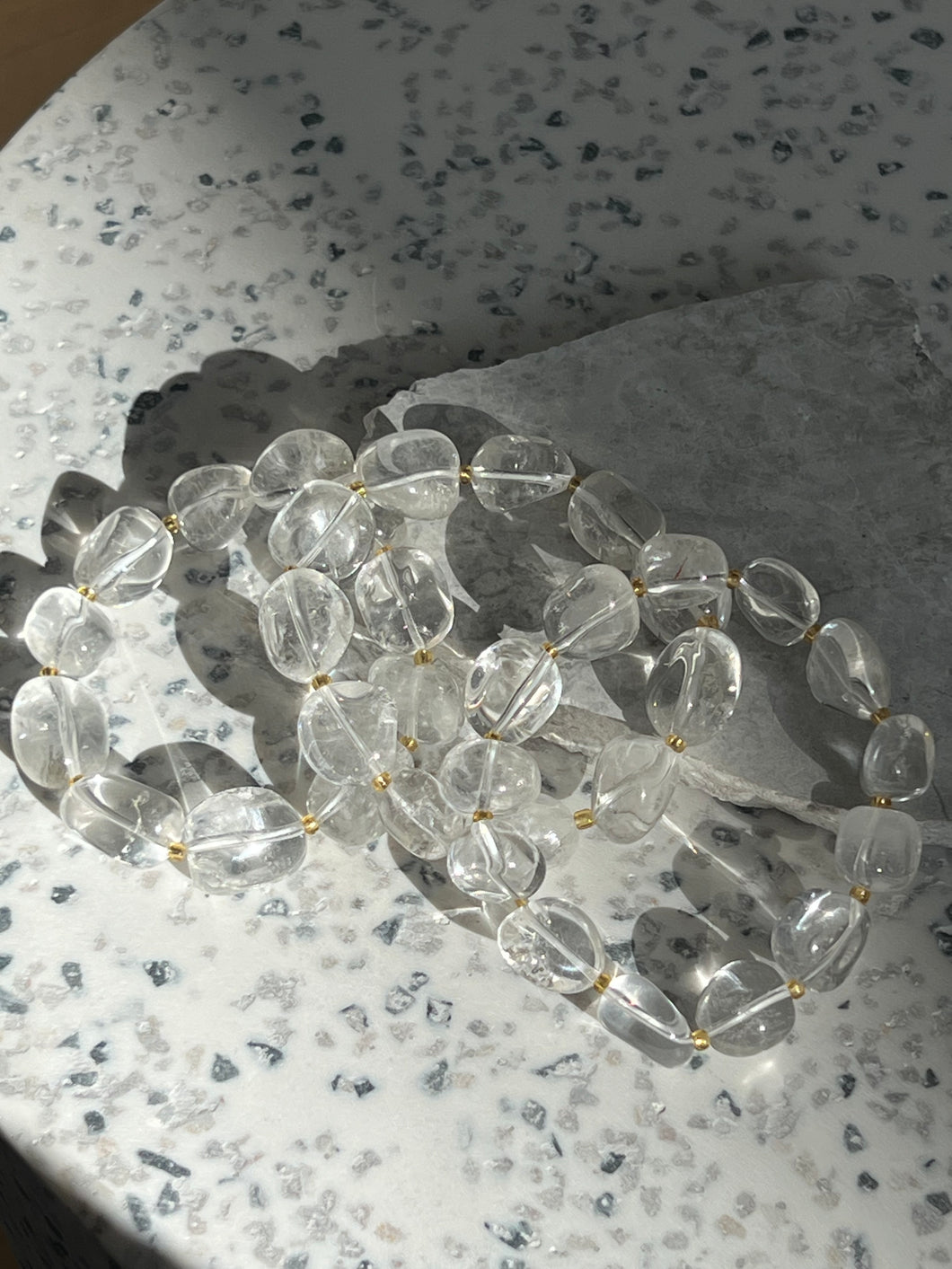 Clear Quartz Chunkies Bracelet