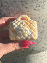 Load image into Gallery viewer, Chanel Orange Calcite Bag
