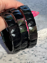 Load image into Gallery viewer, Rainbow Obsidian Faceted Bracelet
