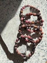 Load image into Gallery viewer, Rhodonite Small Nuggies Bracelet
