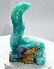 Load image into Gallery viewer, Green &amp; Purple Fluorite Snake
