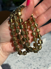 Load image into Gallery viewer, Pyrite Cube Bracelet
