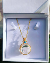 Load image into Gallery viewer, Clear Quartz Pendant - Blue
