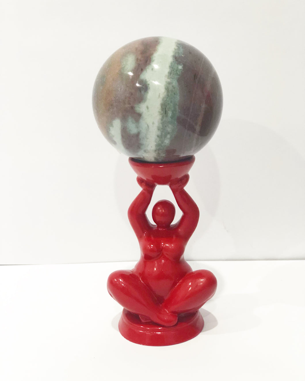 Female Red Sphere Holder